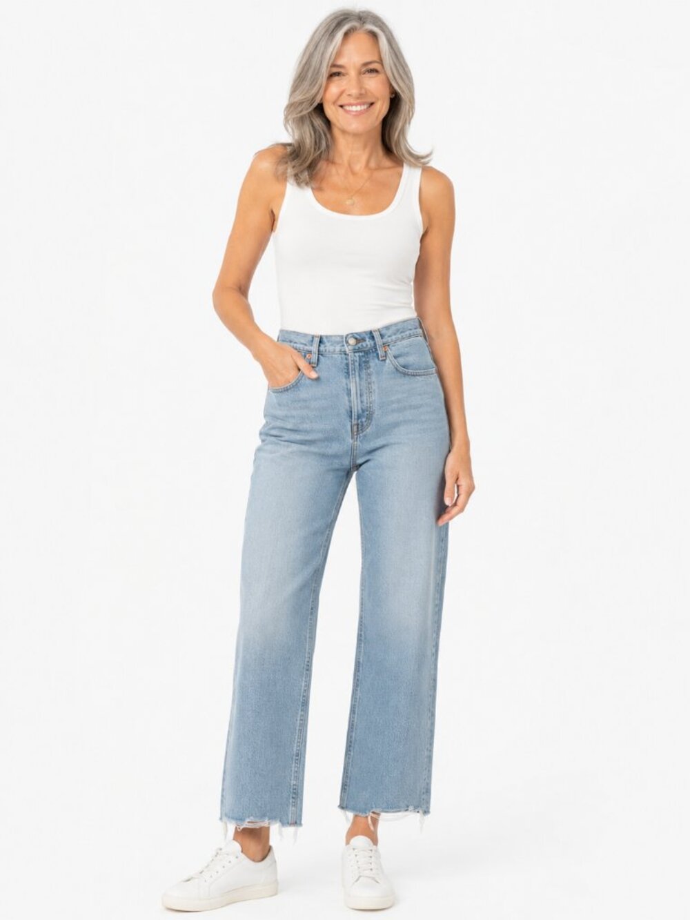 Levis Ribcage Straight Jeans Light Wash - 27